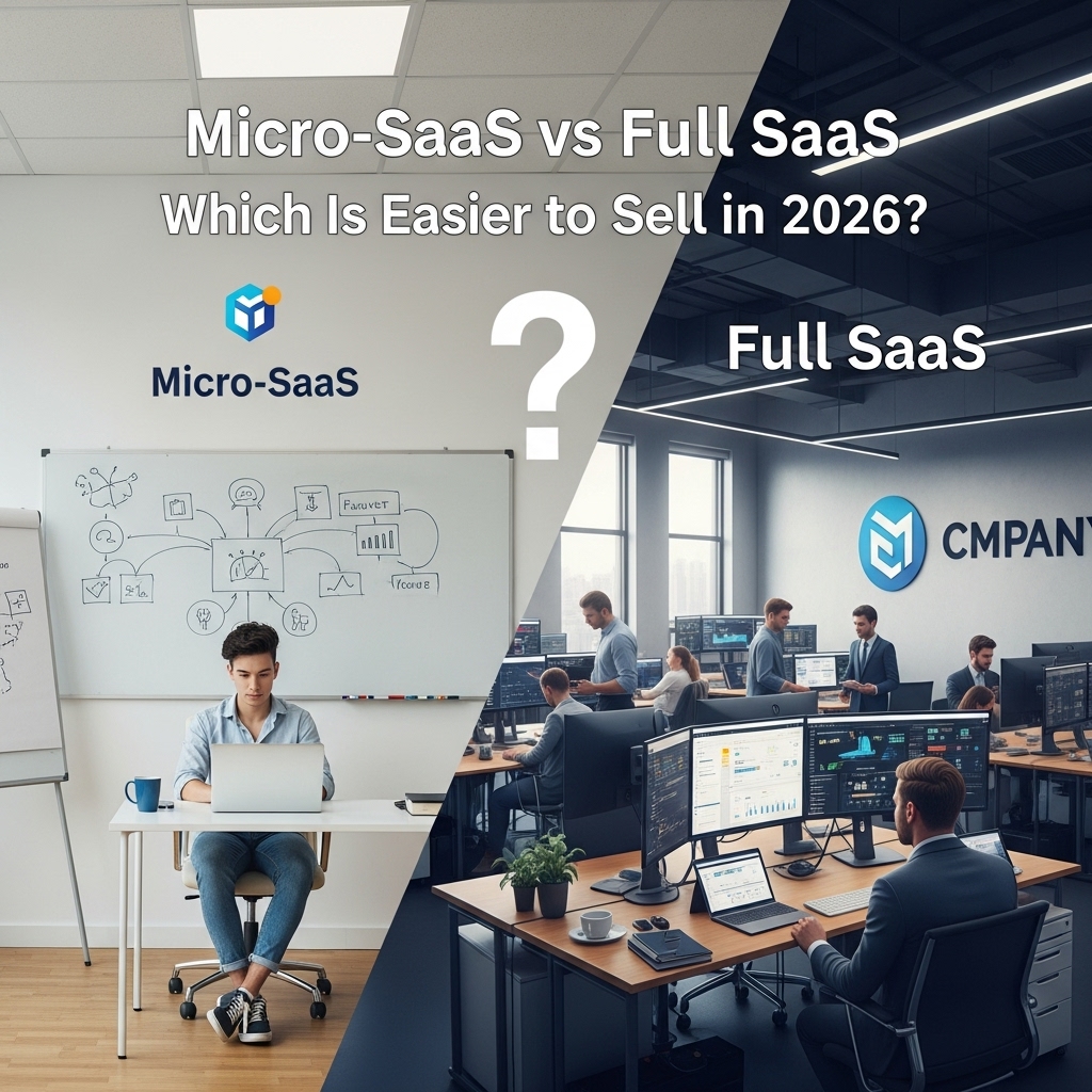 Micro-SaaS vs Full SaaS: Which Is Easier to Sell in 2026?